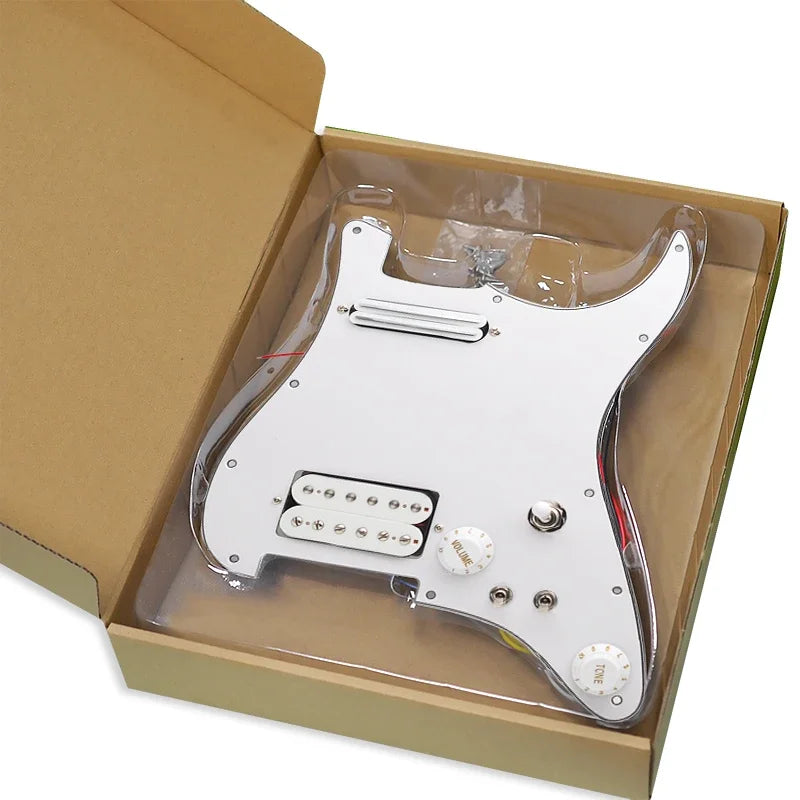 Alnico 5 Pickups SH Guitar Prewired Loaded Pickguard For Fender Stratocaster Strat