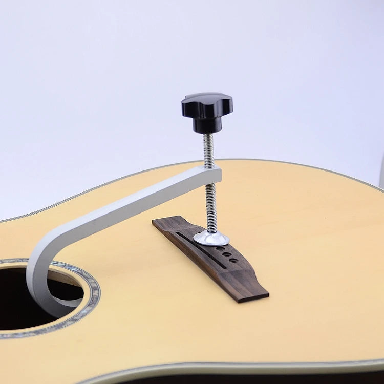 Acoustic/Classical Guitar Bridge Clamp / Cast Steel Deep Throat Clamp / Deep Reach C-Clamp Guitar Repaired Tool Accessories
