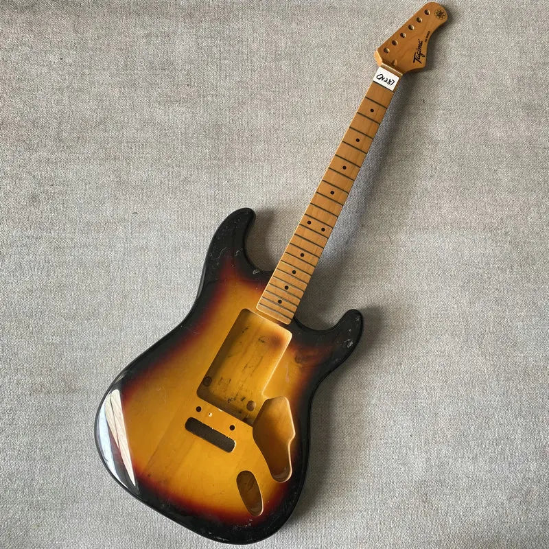 Sunburst Tobacco Burst Guitar Body with Maple Neck For Stratocaster Strat
