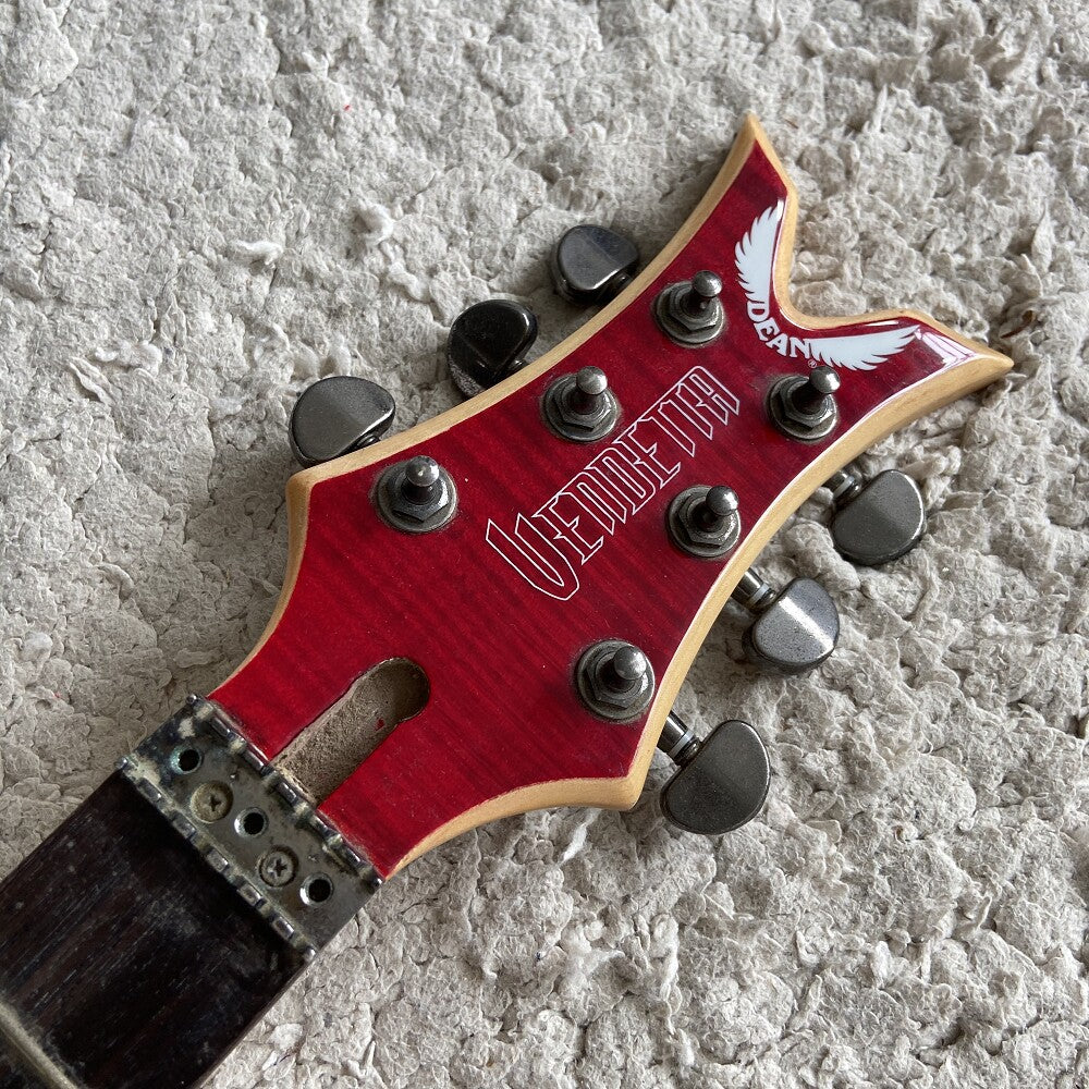 Dean Maple Wood Guitar Neck, Rosewood Fingerboard, Tuning Pegs Keys