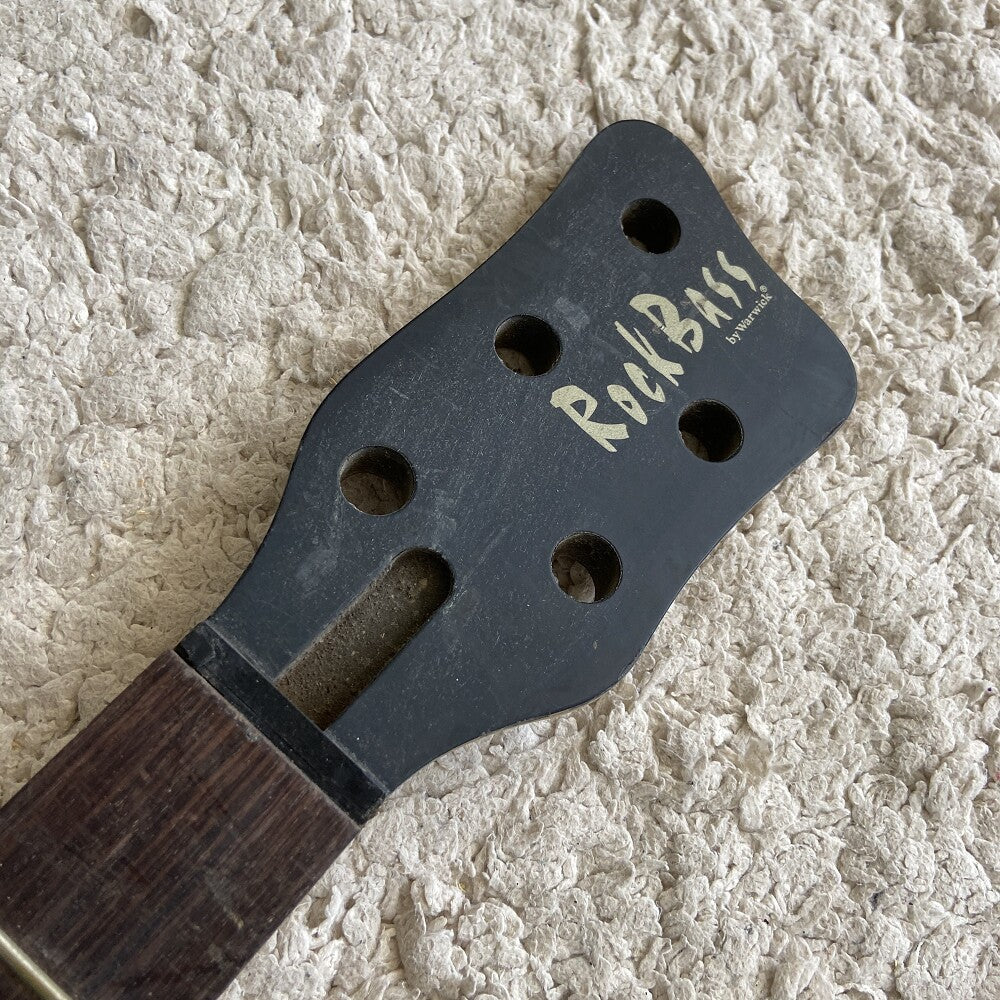 Black Warwick 5 String Rockbass Maple Neck, Rosewood Fingerboard