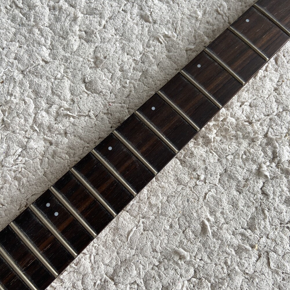 Black Washburn Guitar Maple Neck and Rosewood Fingerboard with Tuning Pegs