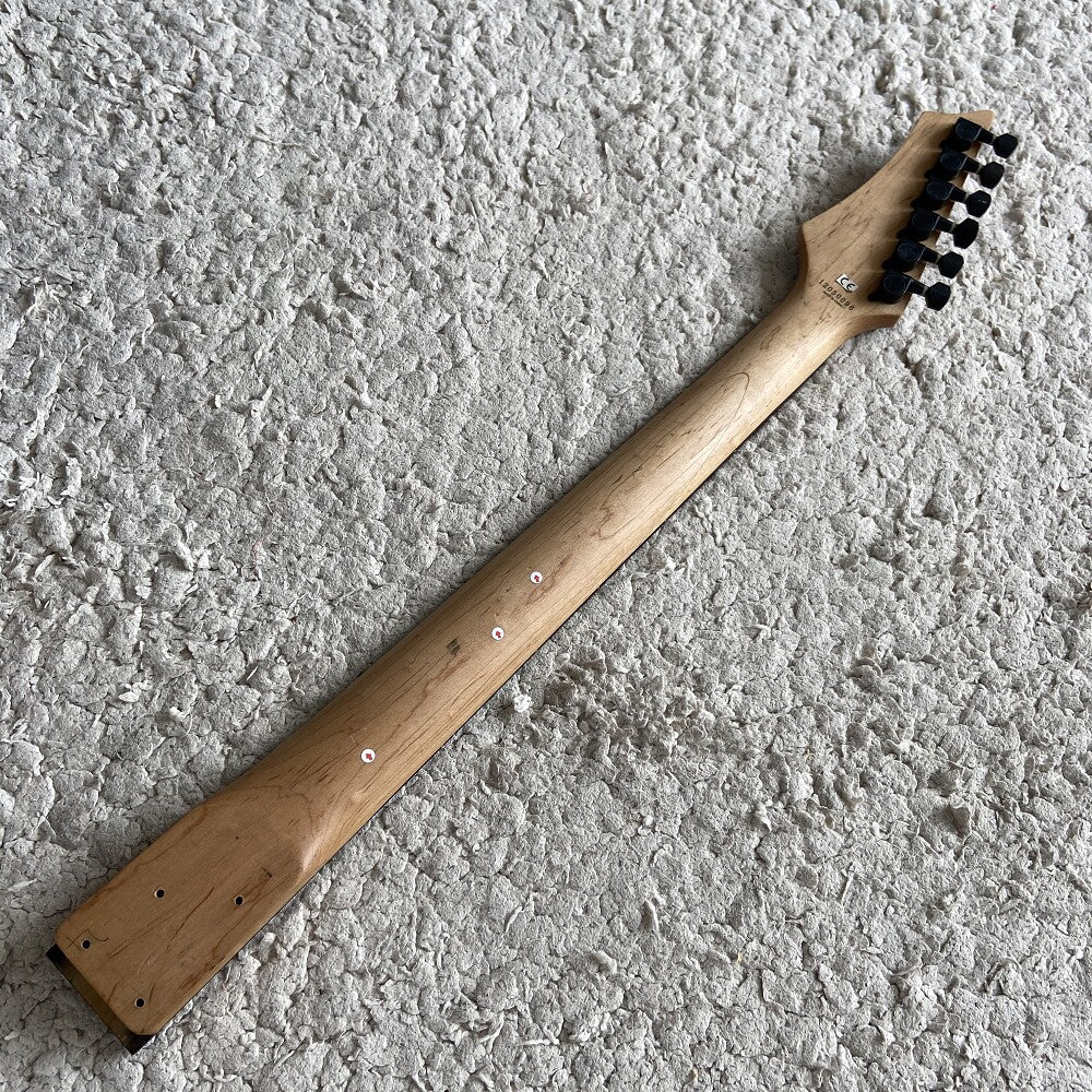Black Washburn Guitar Maple Neck and Rosewood Fingerboard with Tuning Pegs