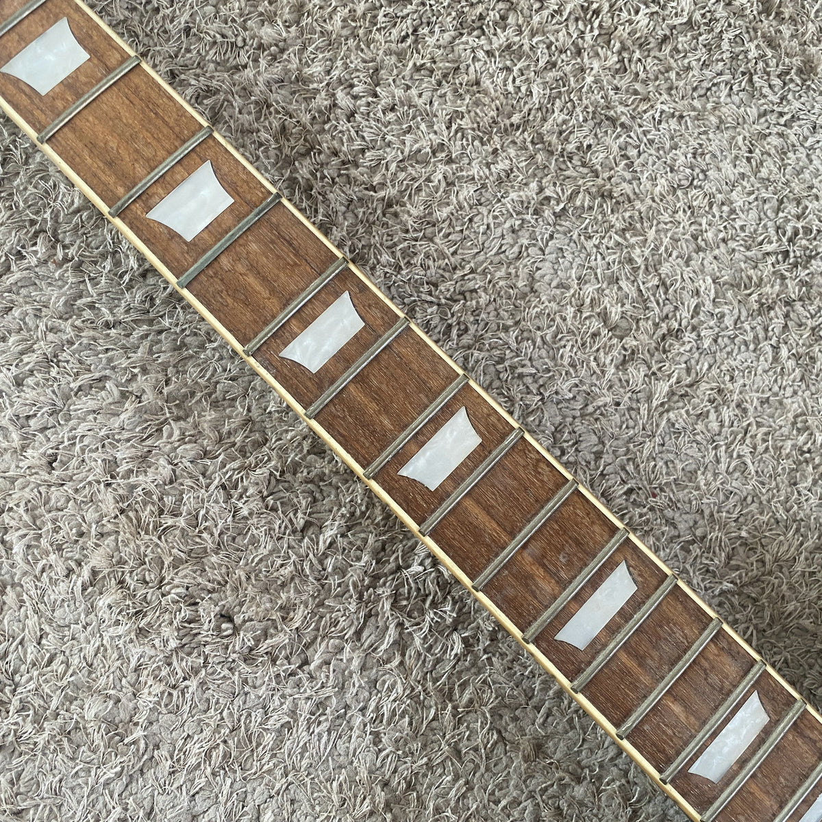 4 String Bass Semi Finished Project, Mahogany Body, Rosewood Fingerboard Neck - L538