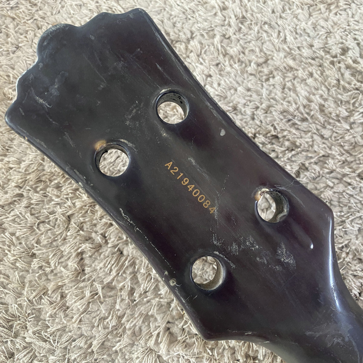 4 String Bass Semi Finished Project, Mahogany Body, Rosewood Fingerboard Neck - L538
