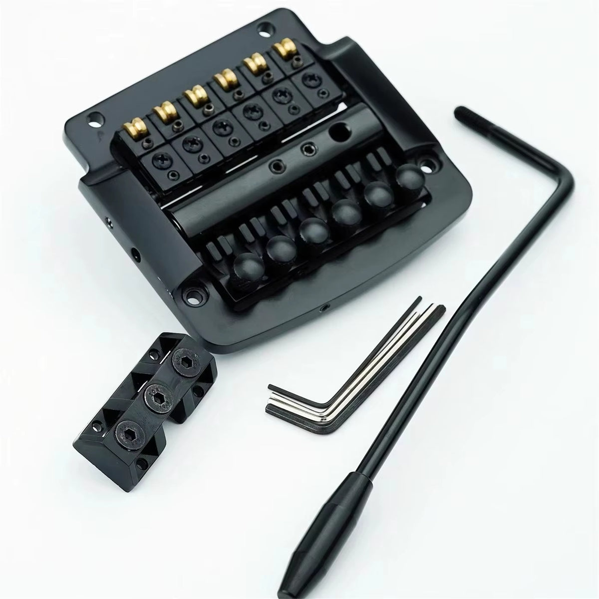 New 6 String Tremolo 4300 Guitar Tremolo Bridge Black