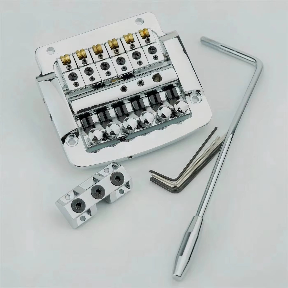 New 6 String Tremolo 4300 Guitar Tremolo Bridge Black