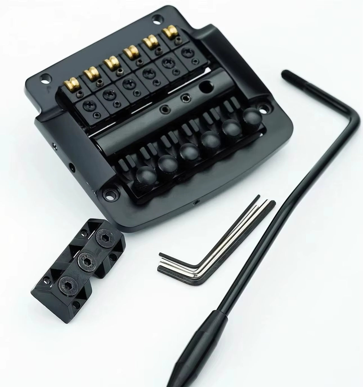 New 6 String Tremolo 4300 Guitar Tremolo Bridge Black