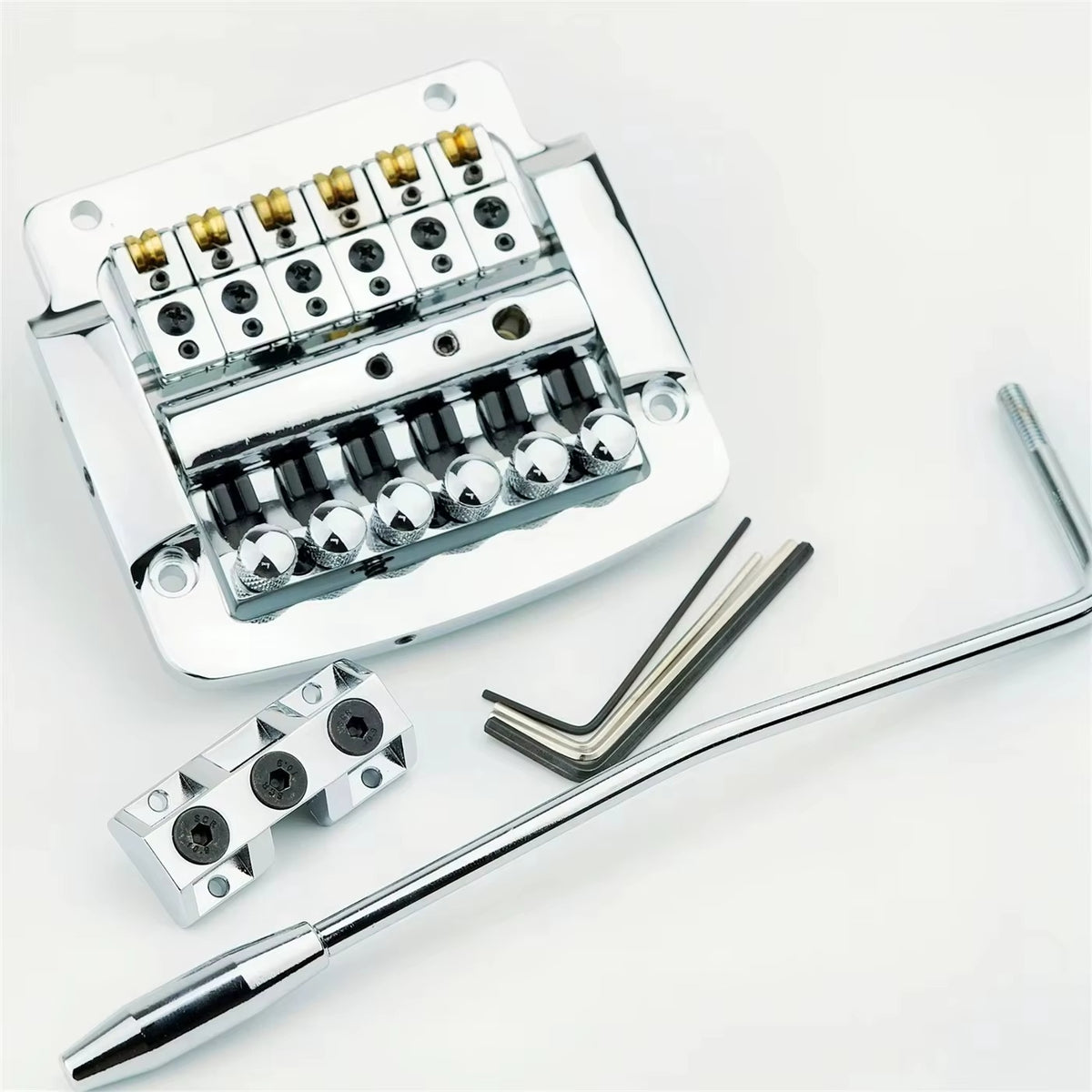 New 6 String Tremolo 4300 Guitar Tremolo Bridge Black