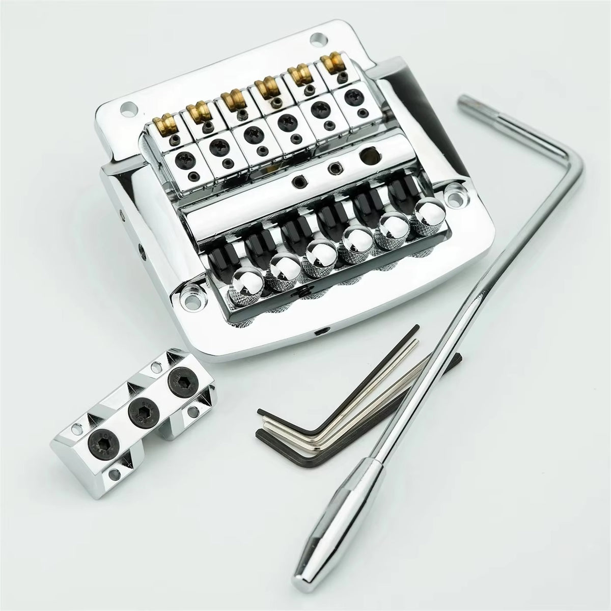 New 6 String Tremolo 4300 Guitar Tremolo Bridge Black