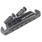 Wilkinson Black Wrapround Guitar Bridge Tailpiece For Epiphone,PRS,D'Angelico