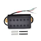 Double Coil 12 Hole Humbucker Pickup for LP Electric Guitar Black
