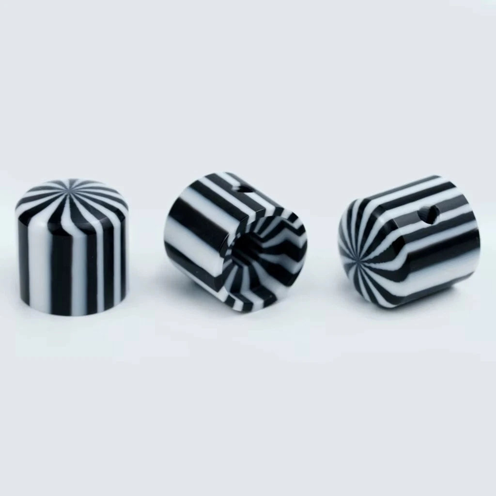 3pcs Striped Acrylic Guitar Knobs Fit Schecter,Ibane<wbr/>z,Washburn,Pea<wbr/>vey,Fender,LTD