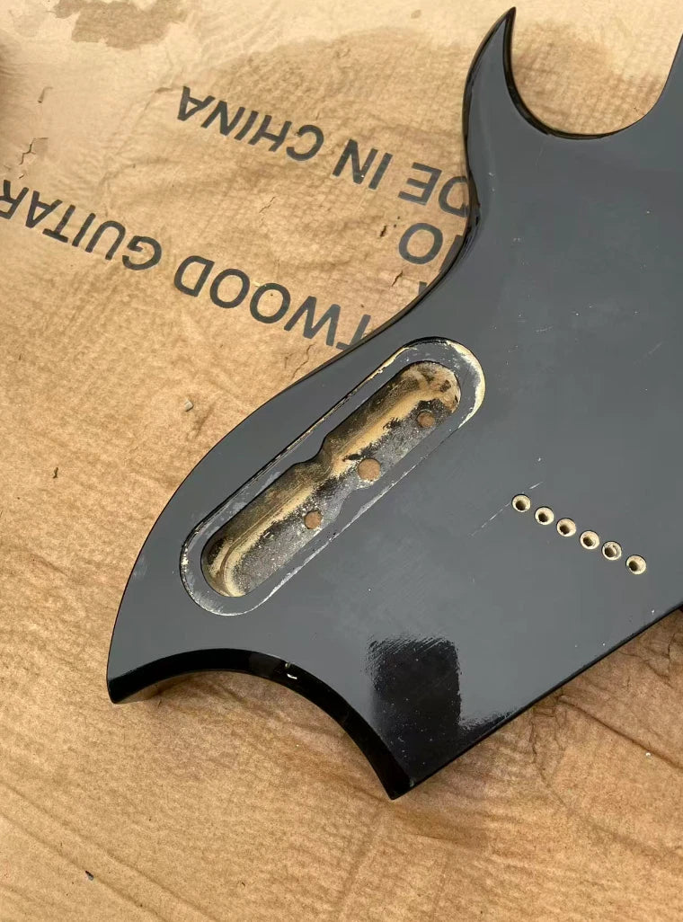 HH DIY Project Guitar Body with String Through Bridge Fit BICH Guitars