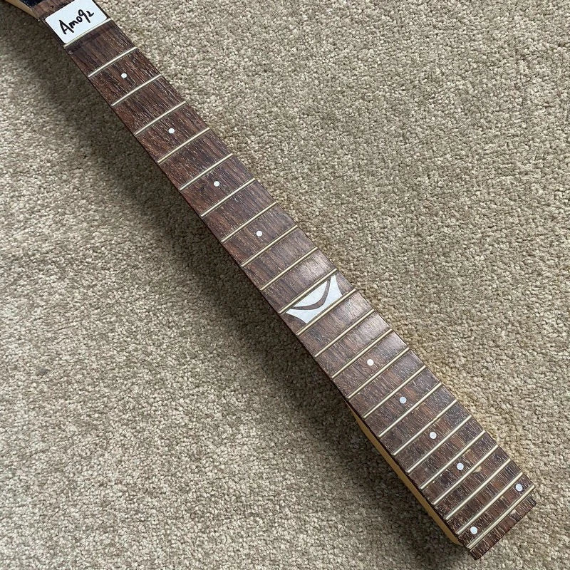 Reversed Headstock Maple Wood Guitar Neck with Rosewood 24 Frets Fingerboard