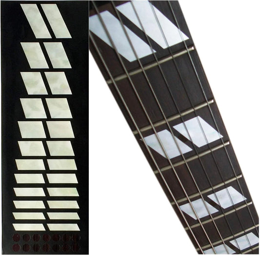 Double Parallelograms Guitar Fretboard Markers Inlay Stickers Decals