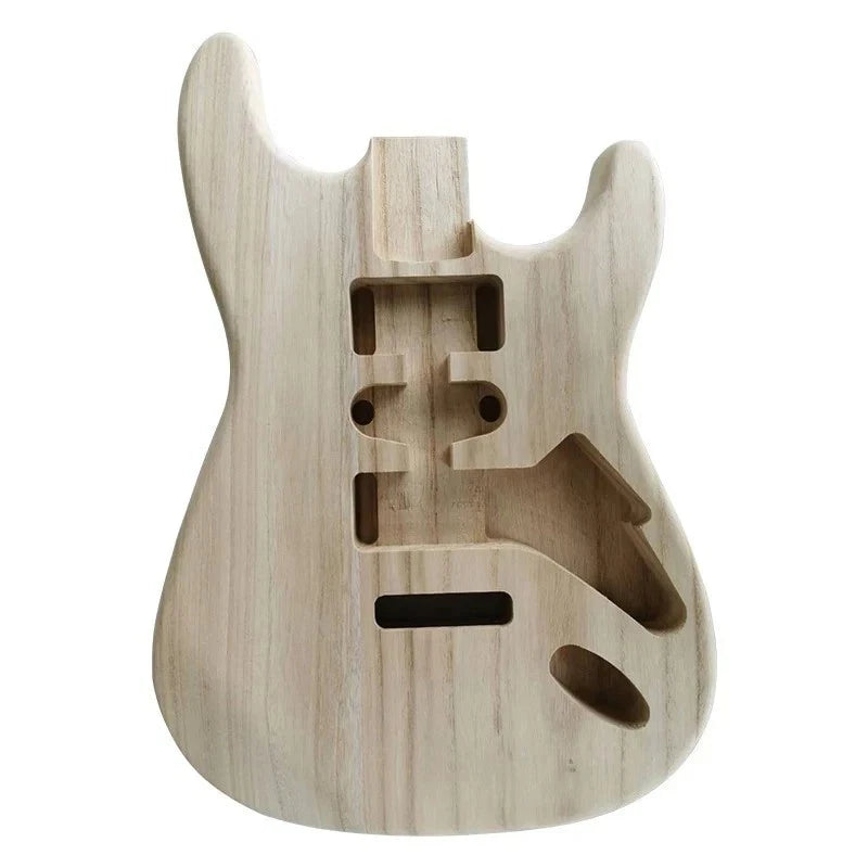 Poplar Wood Unfinished Guitar Body Fit ST