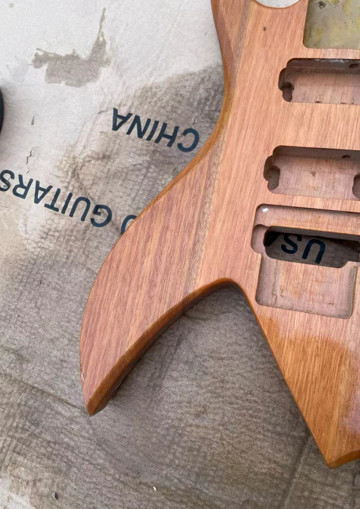 Mahogany Wood HH Guitar Body Fit BICH DIY Project Guitars