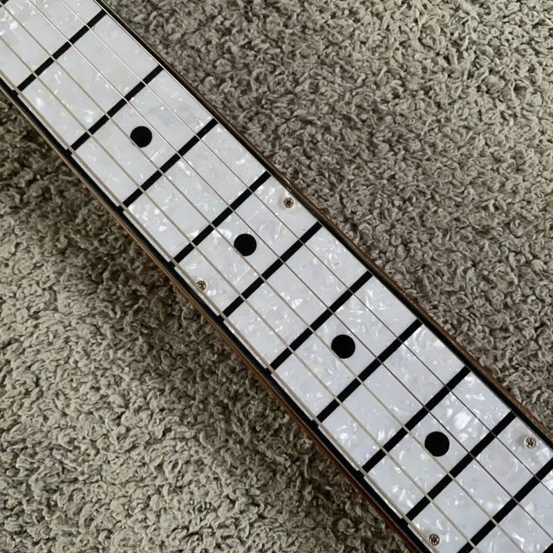 Tobacco Burst Lap Steel Guitar, Okoume Body, P90 Pickup