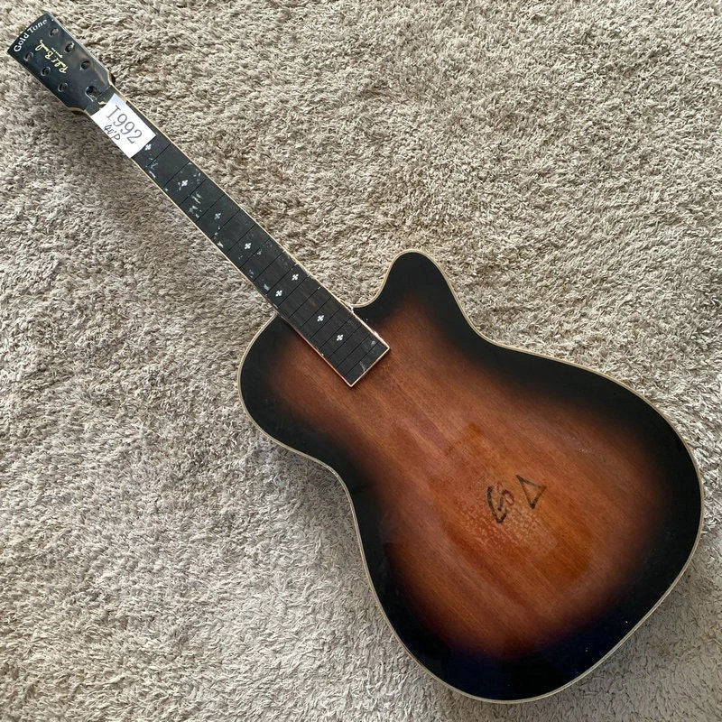 DIY Project Resonator Guitar Project in Sunburst