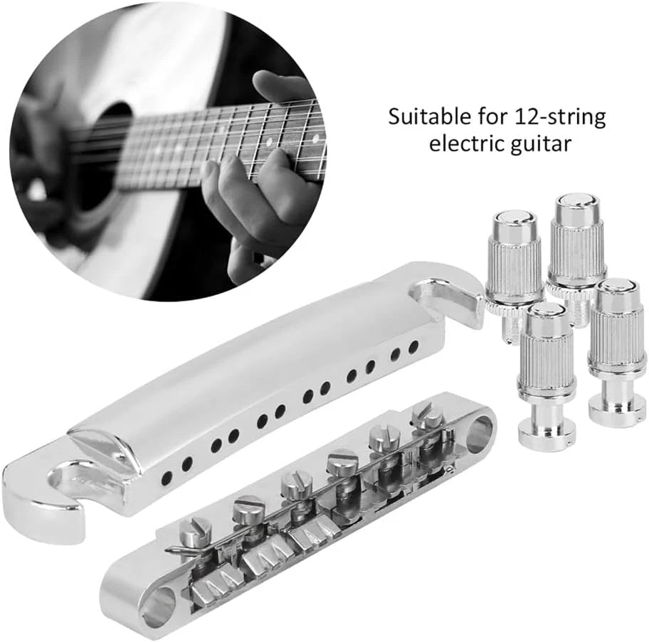 12 String Guitar Tune O Matic Bridge with Tailpiece Fit Ibanez,Epiphon<wbr/>e,Washburn