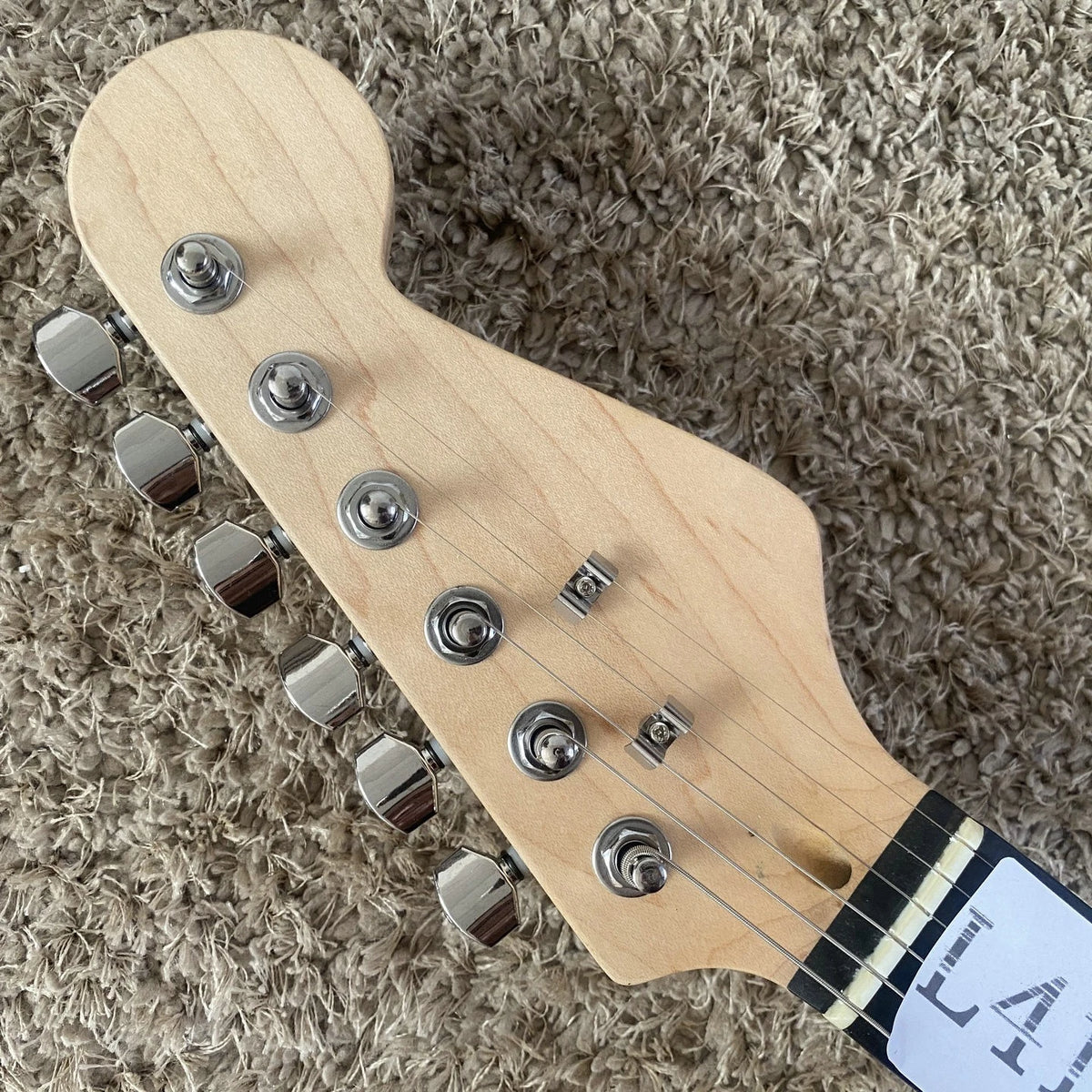 Green Sparkle Electric Guitar, Basswood Body, Maple Neck, Rosewood
