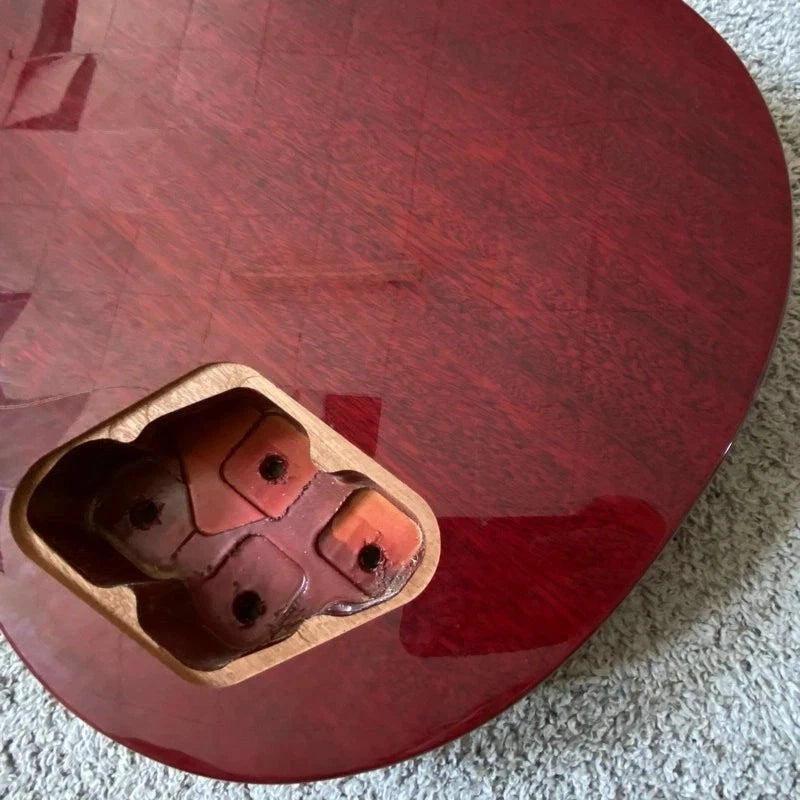 Cherry Burst DeVile Guitar Mahogany Body Rosewood Fingerboard Neck
