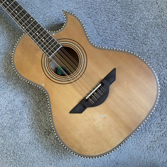 10 String Classical Guitar, Mahogany Neck, Rosewood Fingerboard, 20 Frets