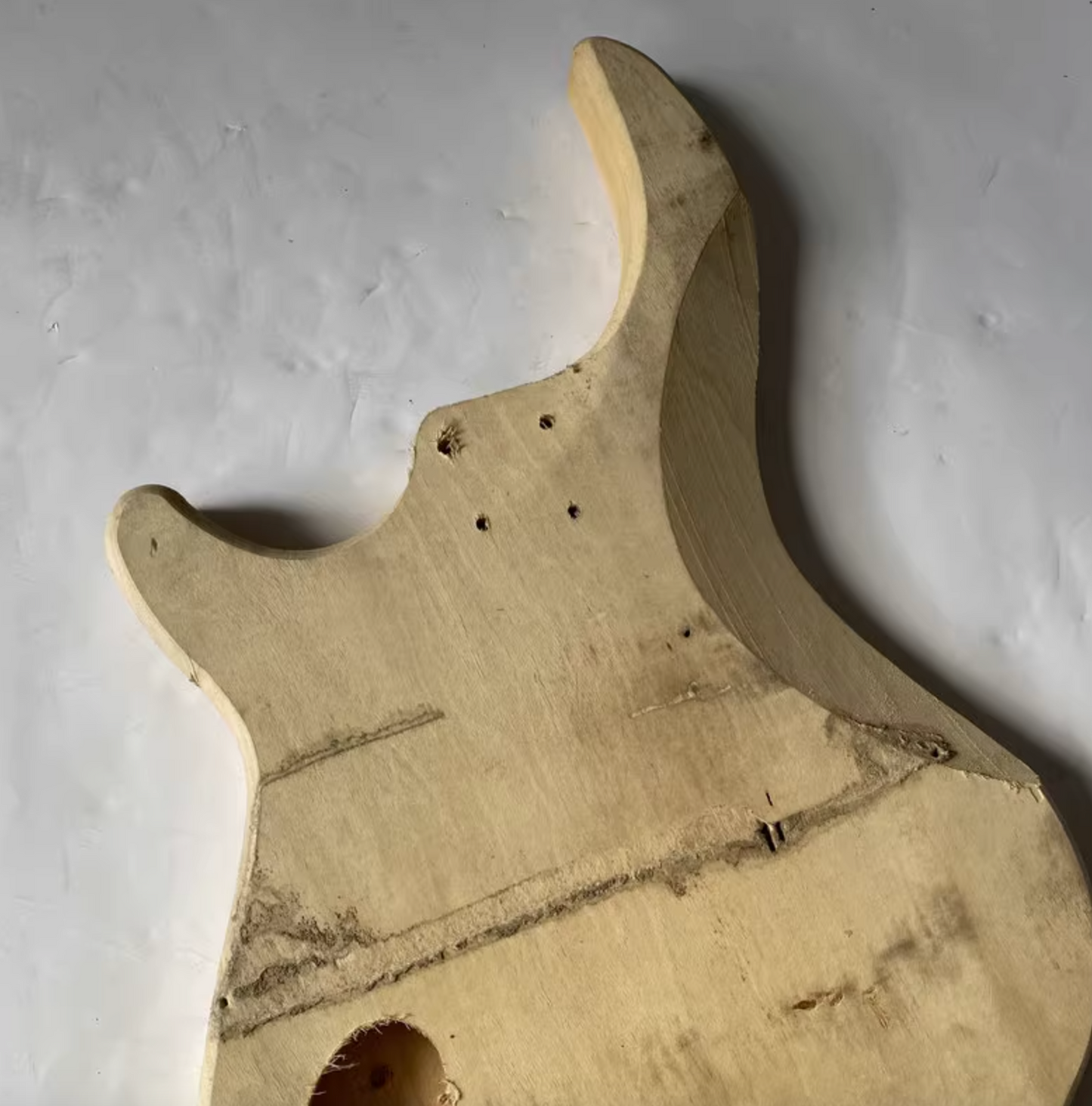 Basswood 4 String Electric Bass Guitar Body DIY Project