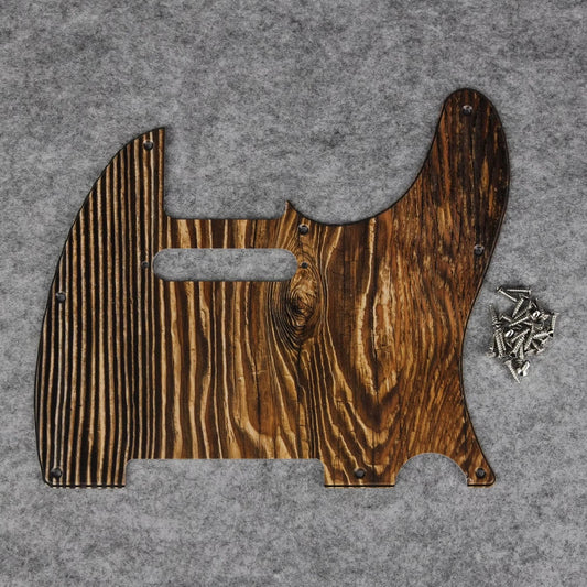 Wood Color Top Guitar Pickguard Scratch Plate Fit Telecaster Tele