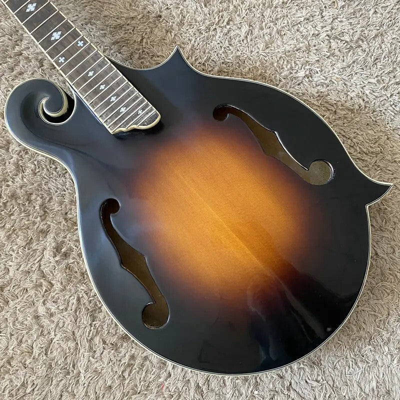 DIY Project 8 String Mandolin, Solid Spruce Top Body, Mahogany Neck