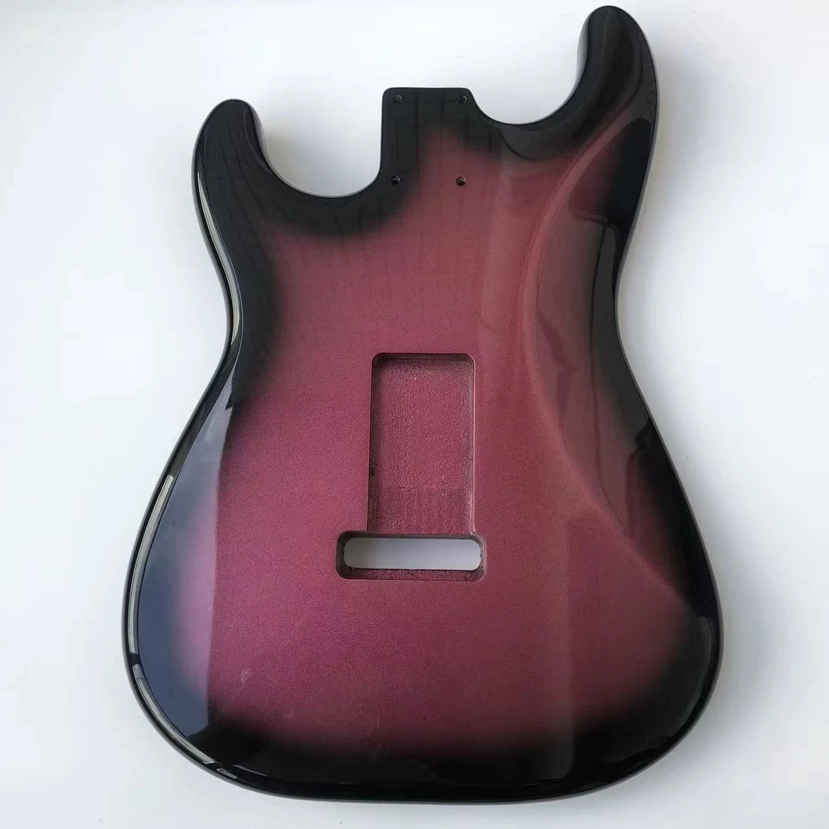 Alder Electric Guitar Body with Purple Burst Finish Fit ST