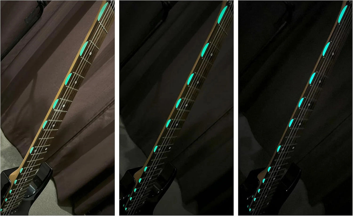 Glow in the Dark Thumbnail Guitar Fingerboard Inlay Fret Markers
