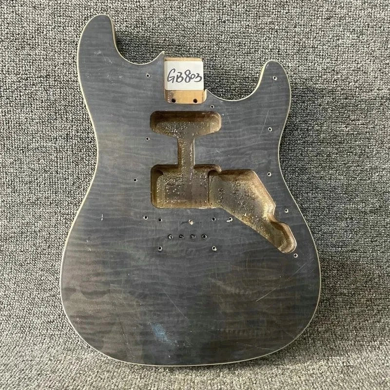 Veneer Tiger Maple Top Ukulele Bass 4 String Mahogany Body