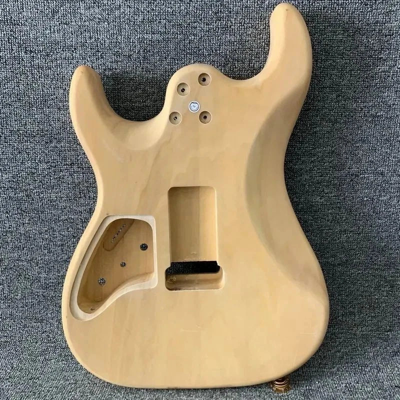 Unfinished HSH Guitar Body with 2 Point Tremolo