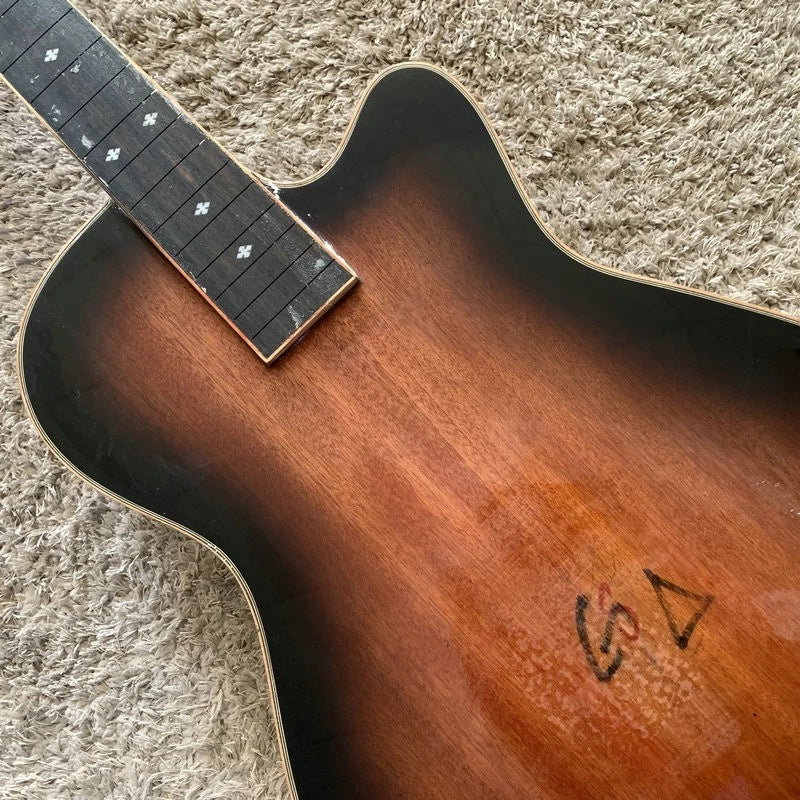 DIY Project Resonator Guitar Project in Sunburst