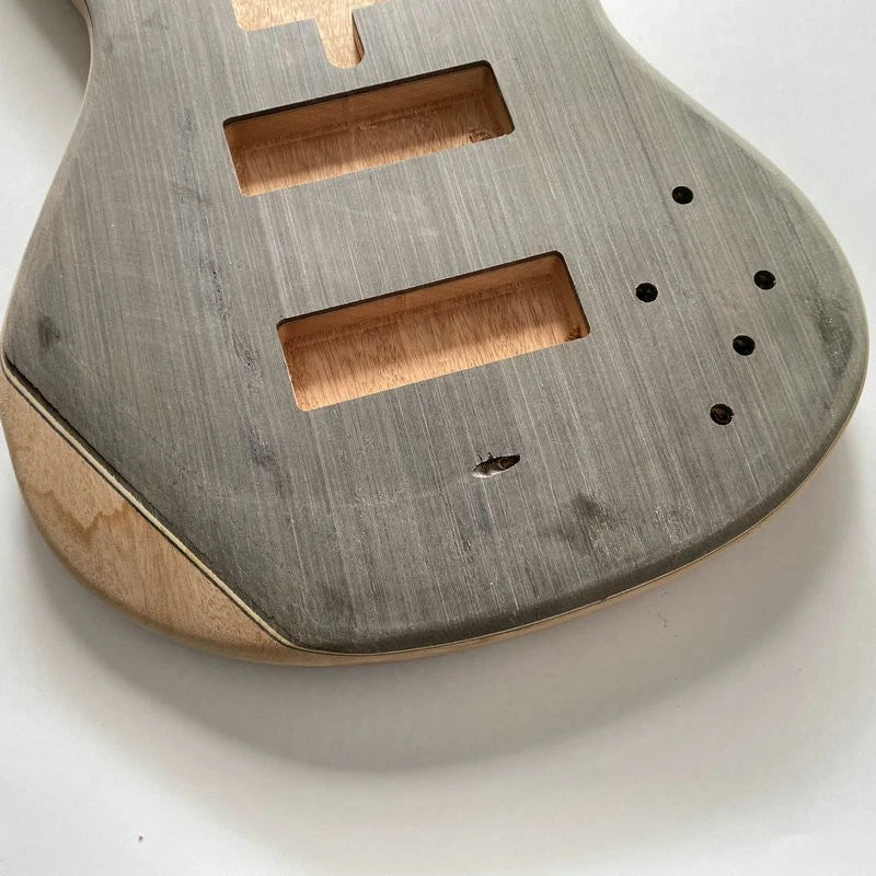 Rosewood Top 6 String Bass Mahogany Body DIY Project