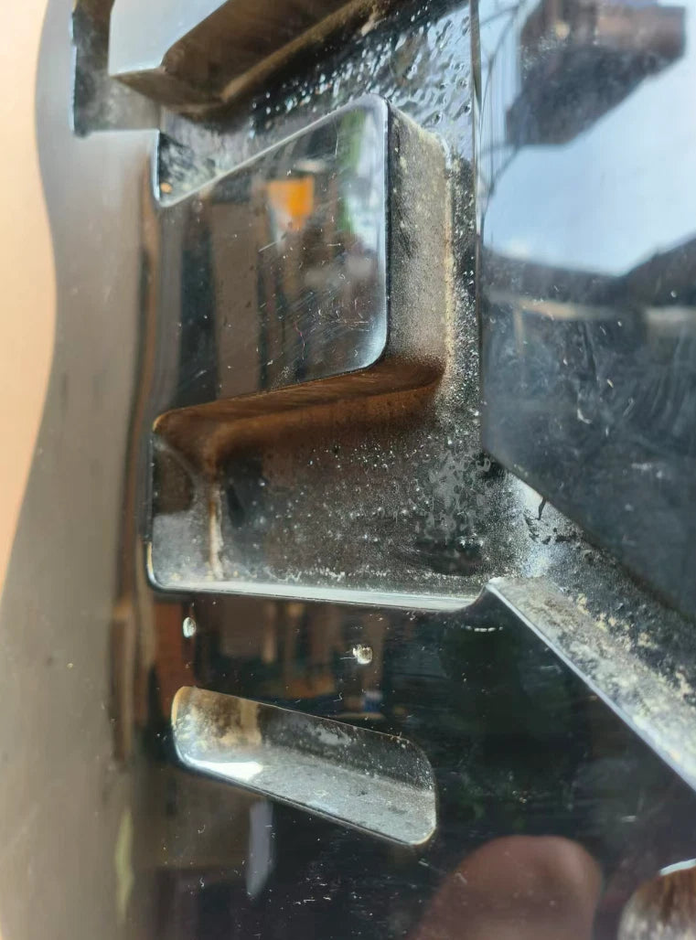 Black HH Guitar Solid Body DIY Project Fit Tele TL