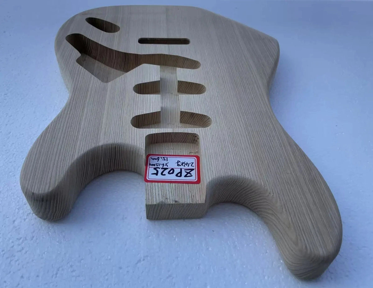 SSS Unfinished Ash Wood Guitar Body Fit Strat ST
