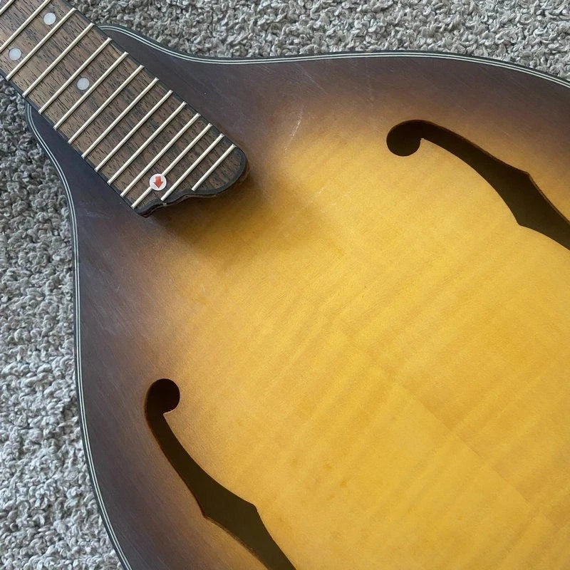 Honey Burst 8 String Mandolin Project, Spruce Top, Mahogany Body, Rosewood