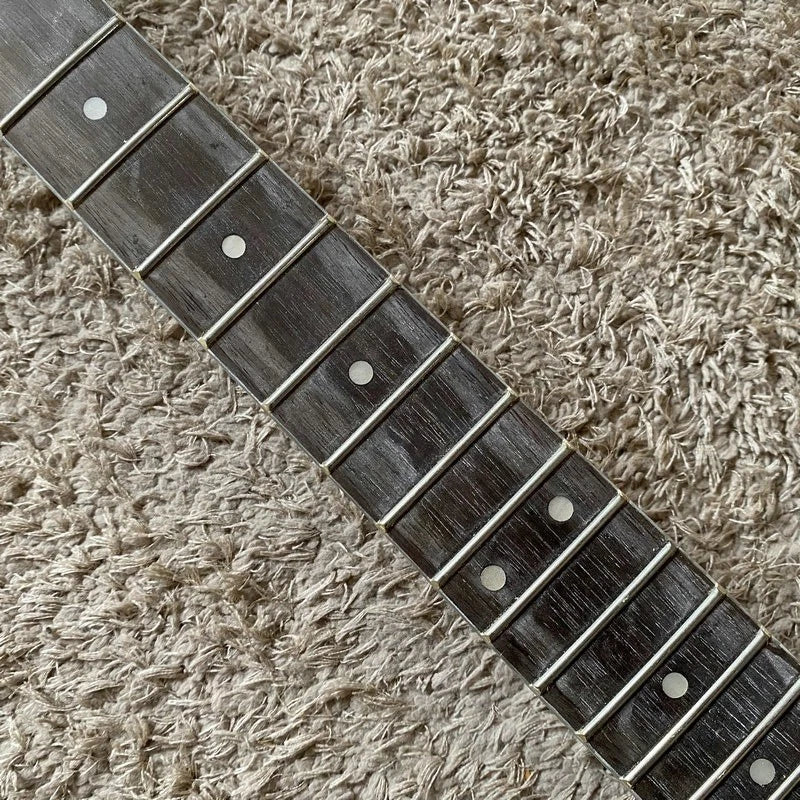 Mahogany Wood DIY Project Guitar Body Neck, Rosewood Fretboard