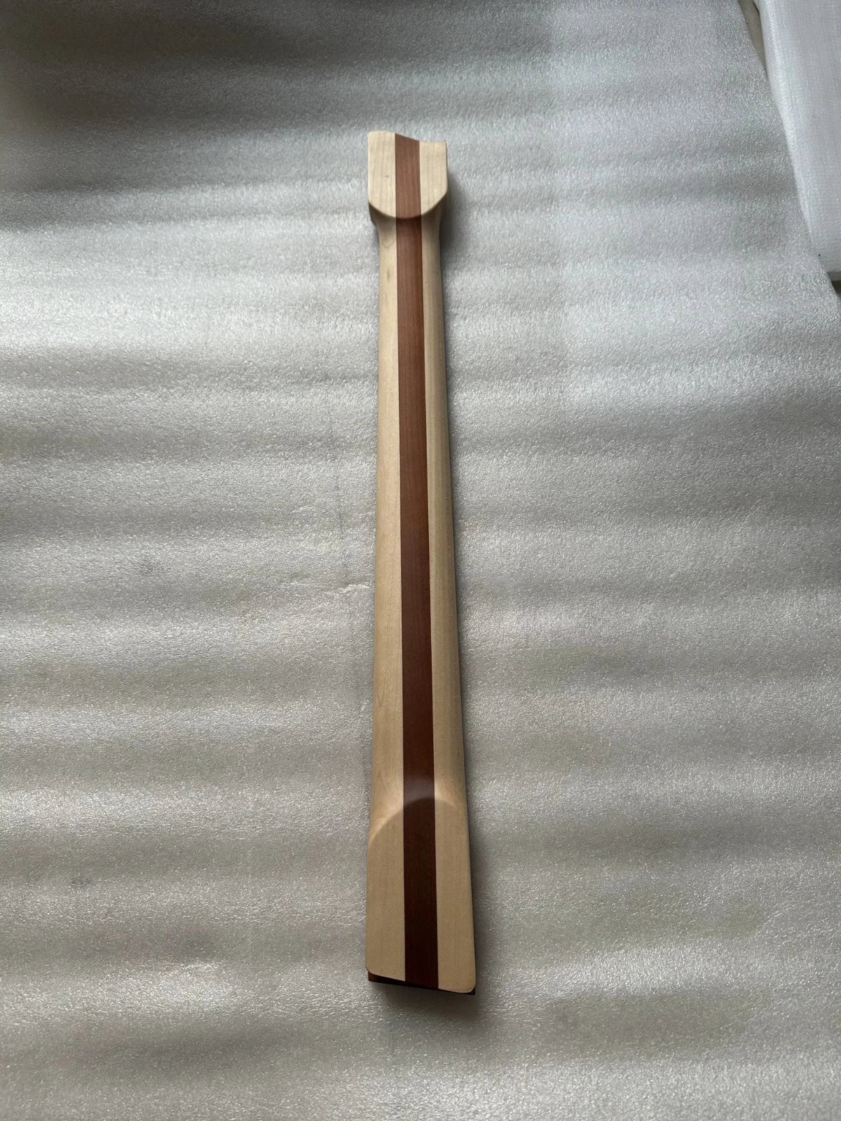 Headless Electric Guitar Neck, 24 Fret Fanned, Roasted Maple
