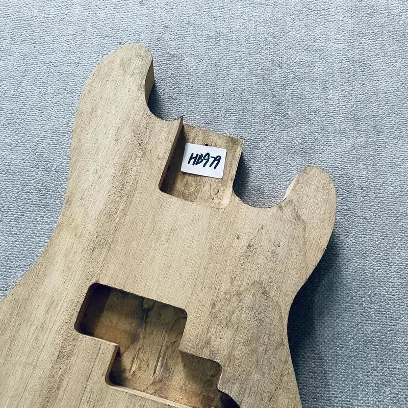 Unfinished Precision Bass Style Body in Solid Wood Project Grade