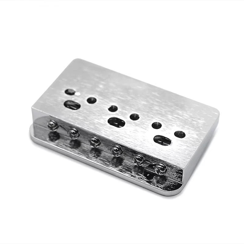 Chrome Guitar Fixed Hardtail Bridge with Roller Saddles Fit Stratocaster ST