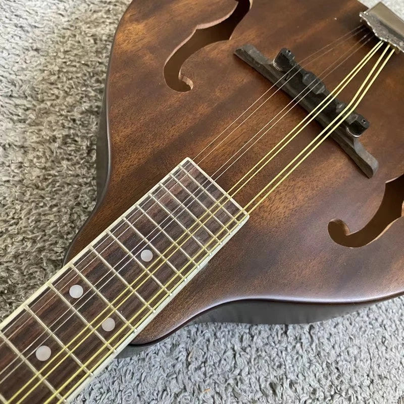 8 String Mandolin, Solid Spruce Top, Mahogany Body