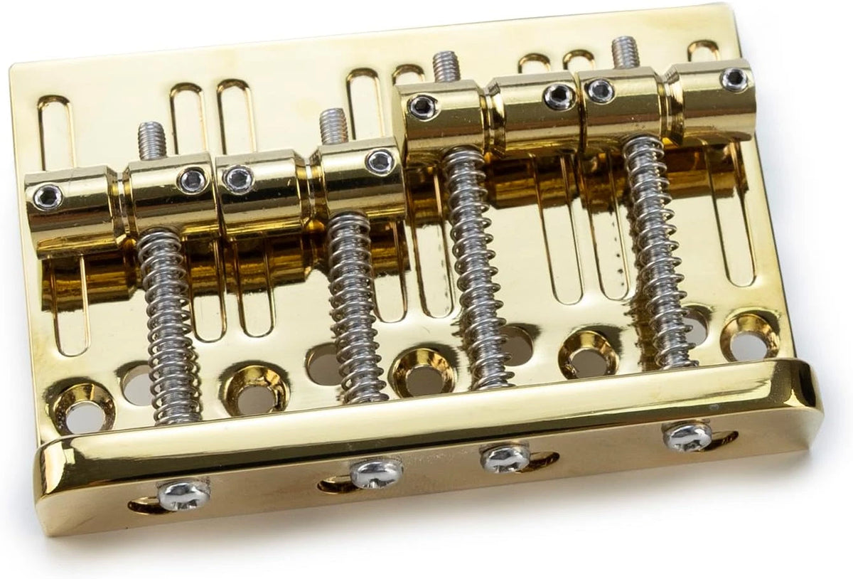 4pcs Brass Bass Guitar Bridge Saddles Fit Precision/Jazz Bass