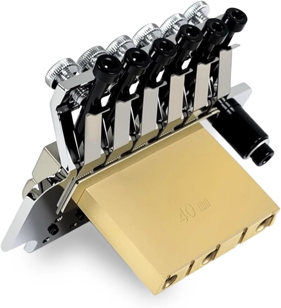 Brass 40MM Guitar Bridge Tremolo System Fit Gotoh GE1996T Floyd Rose Bridge