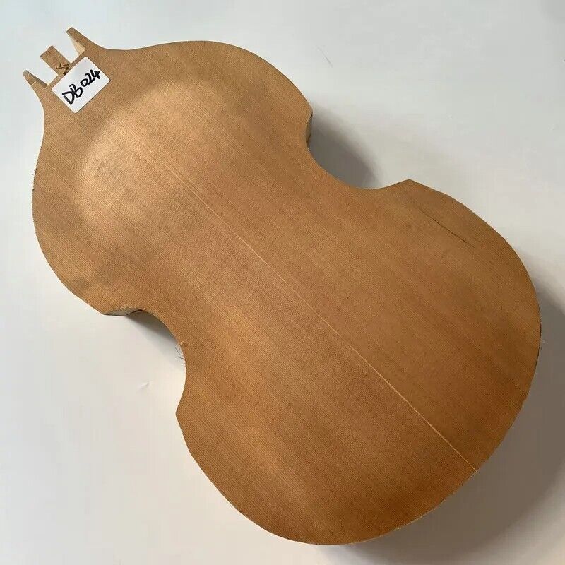 Spruce and Maple Unfinished Violin Bass Hollow Body DIY Project