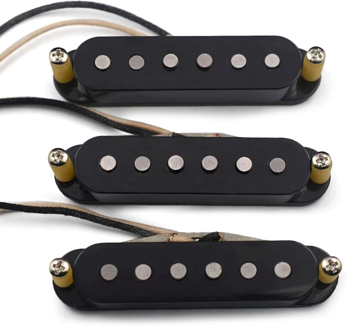 Vintage Alnico 5 Guitar Single Coil Pickups Set Fit ST
