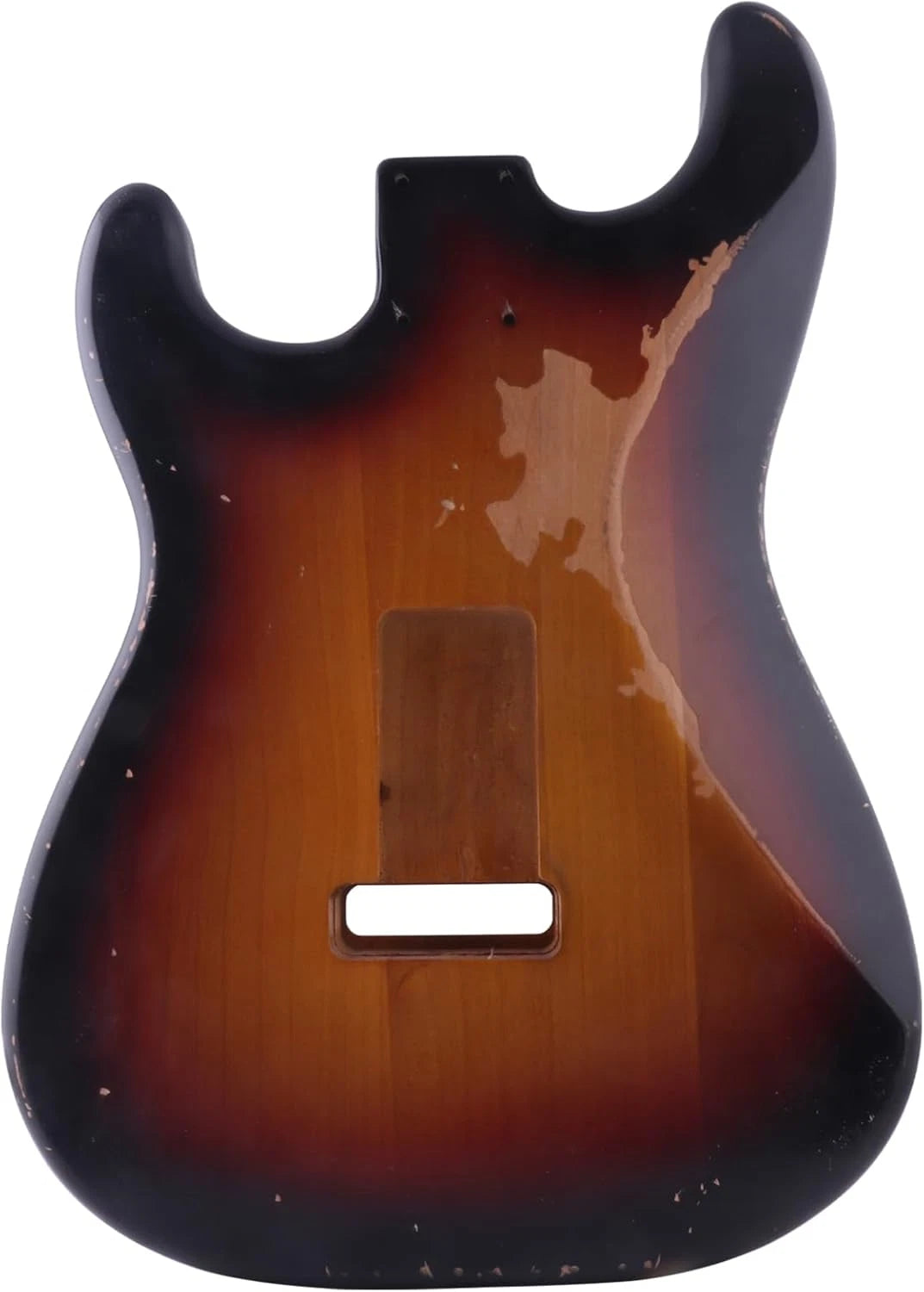 Alder Wood Sunburst Color Guitar Solid Body Fit Stratocaster Strat